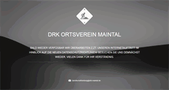 Desktop Screenshot of drk-maintal.de