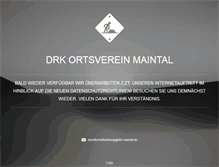 Tablet Screenshot of drk-maintal.de